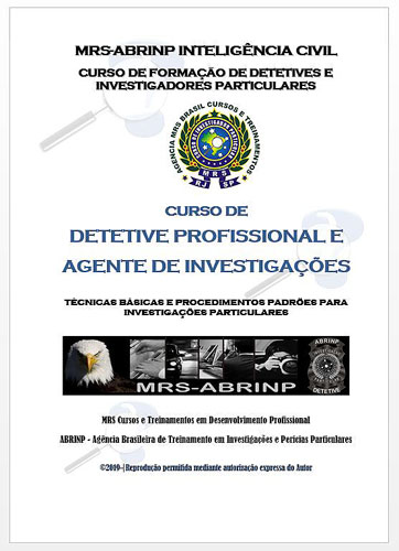 apostila de agente de investigação particular